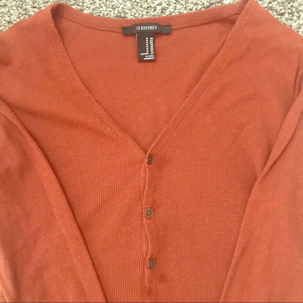 Brown button down Forever 21 Dress